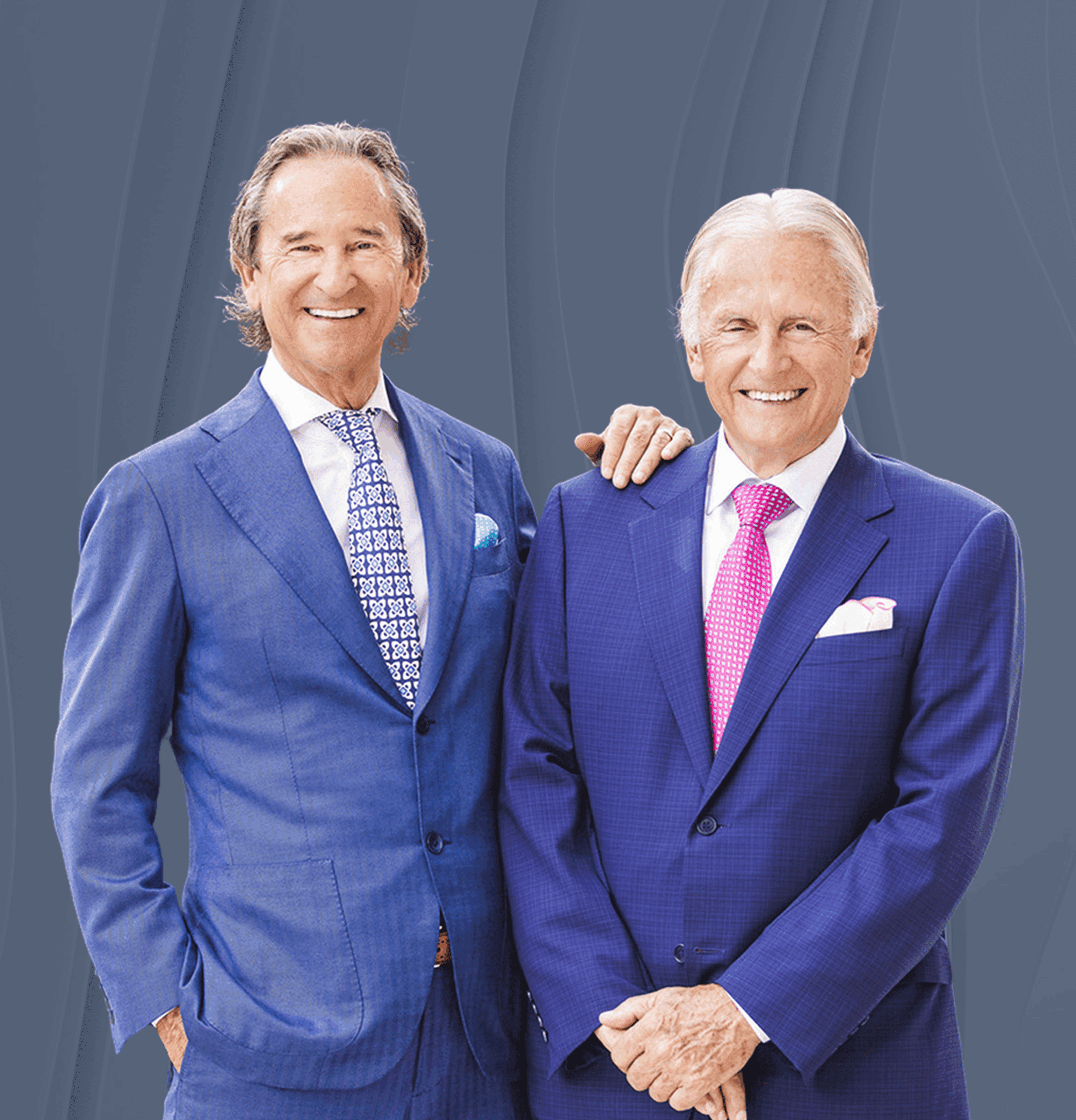 Brad Huffman and Charles Huffman standing together